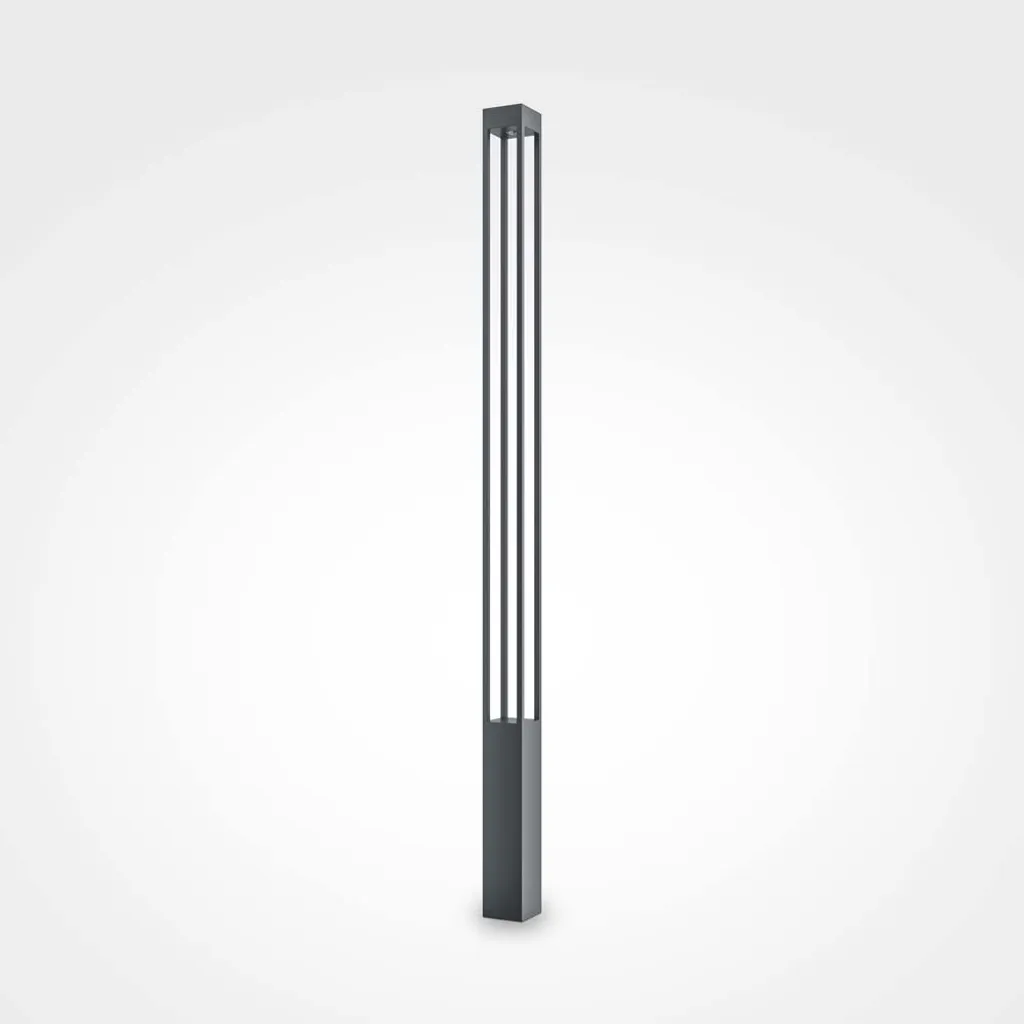 Lampadaire LED extérieur graphite 2m idéal pour allée et éclairage jardin