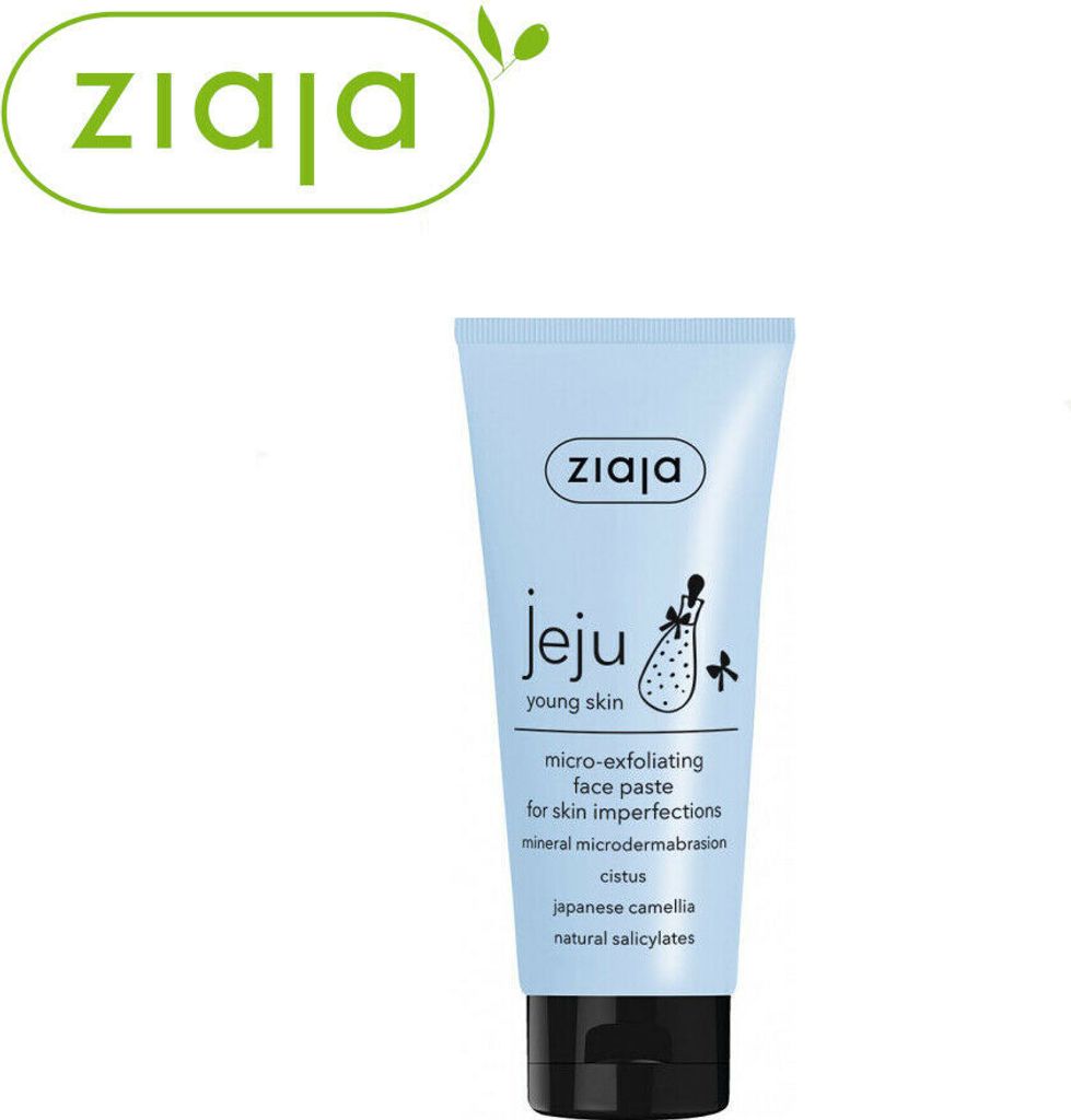 Ziaja Mikro-Peeling-Gesichtspaste 75 ml Vegane Peeling-Paste Peeling-Cream