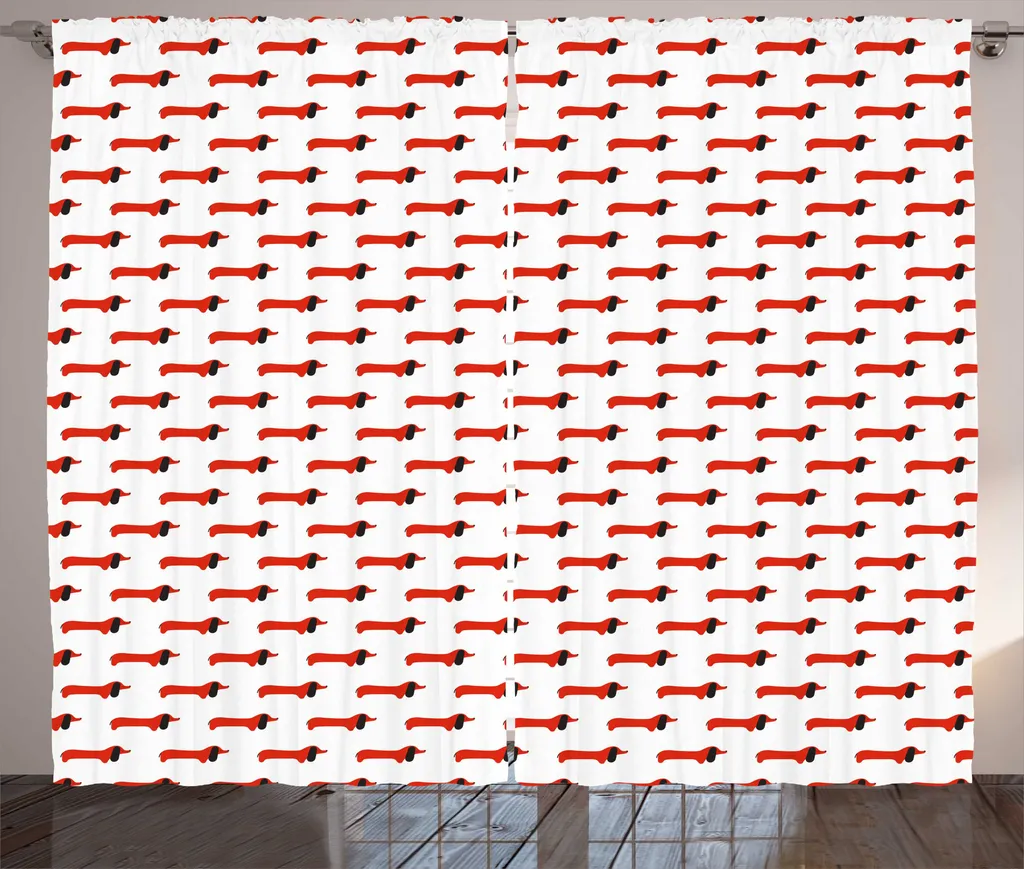 Tenda Rustica Abakuhaus Dackel 280x175cm Rosso Cinabro e Antracite