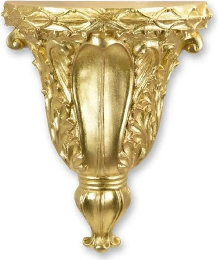 Consolle Barocca Casa Padrino Oro in Resina - Arredo di Lusso 25cm