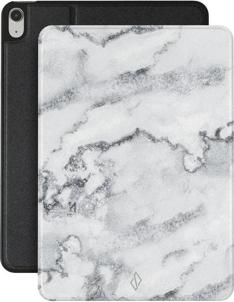 Burga Folio iPad Air 11 M2 Hiver Blanc - Coque Intégrale de Protection