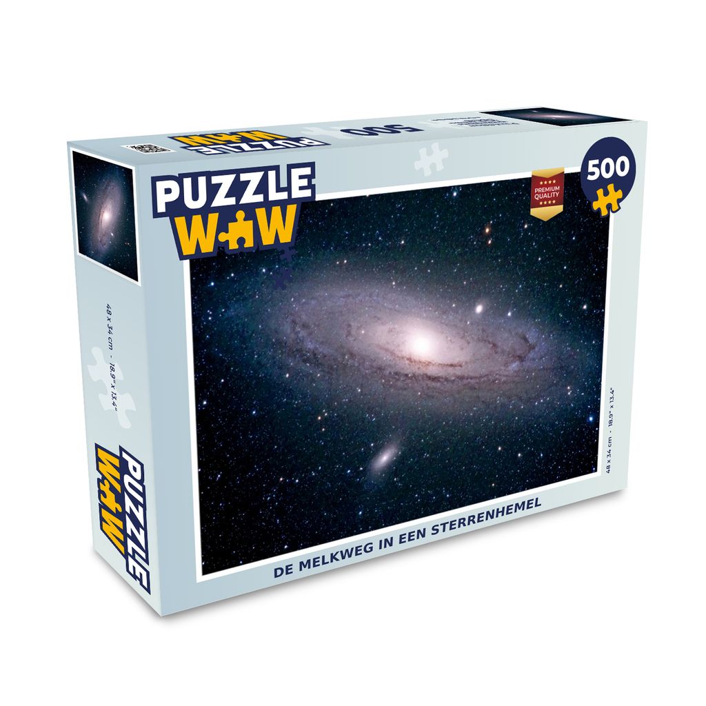 MuchoWow Puzzle 500 Teile Die Milchstraße am Sternenhimmel - 500 Teile - Kinder - Selberbauen - Puzzlespiele