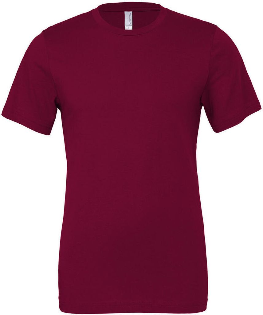 Bella 3001 | Uni Jersey Short Sleeve T-Shirt - Farbe: Maroon - Größe: S