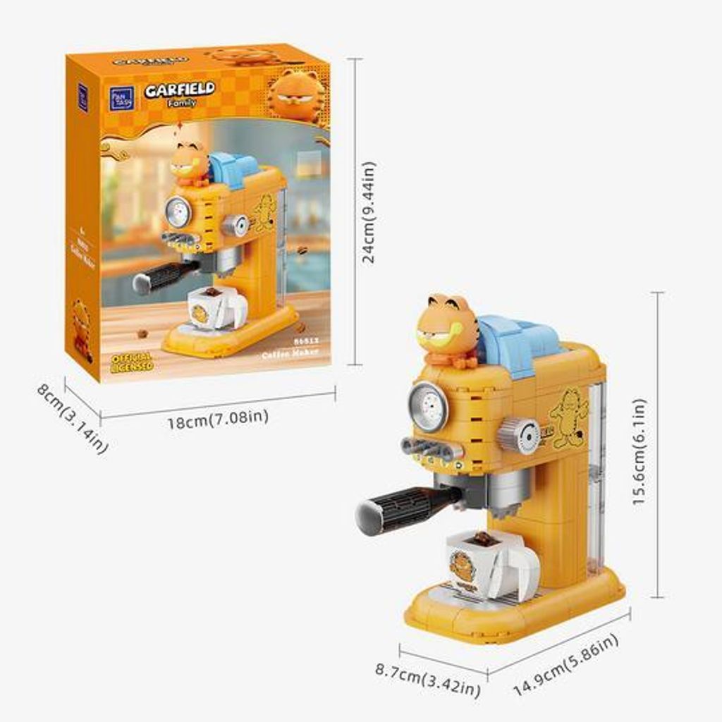 Pantasy Bouwdoos - Garfield, Fantastische Machines: Productafbeelding 