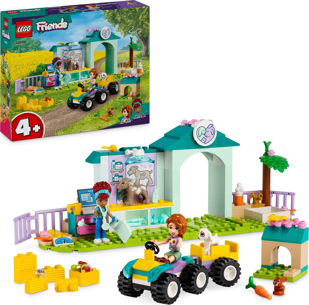 Clinique vétérinaire LEGO Friends 42632 pour premier montage facile 4+