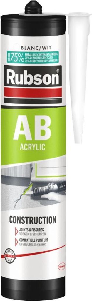 RUBSON Acrylic Building Spachtelmasse - 280 ml - weiß - 2622524