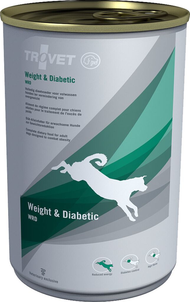 Trovet Weight & Diabetic WRD 6x400 g | Nassfutter für Hunde Produktbild 