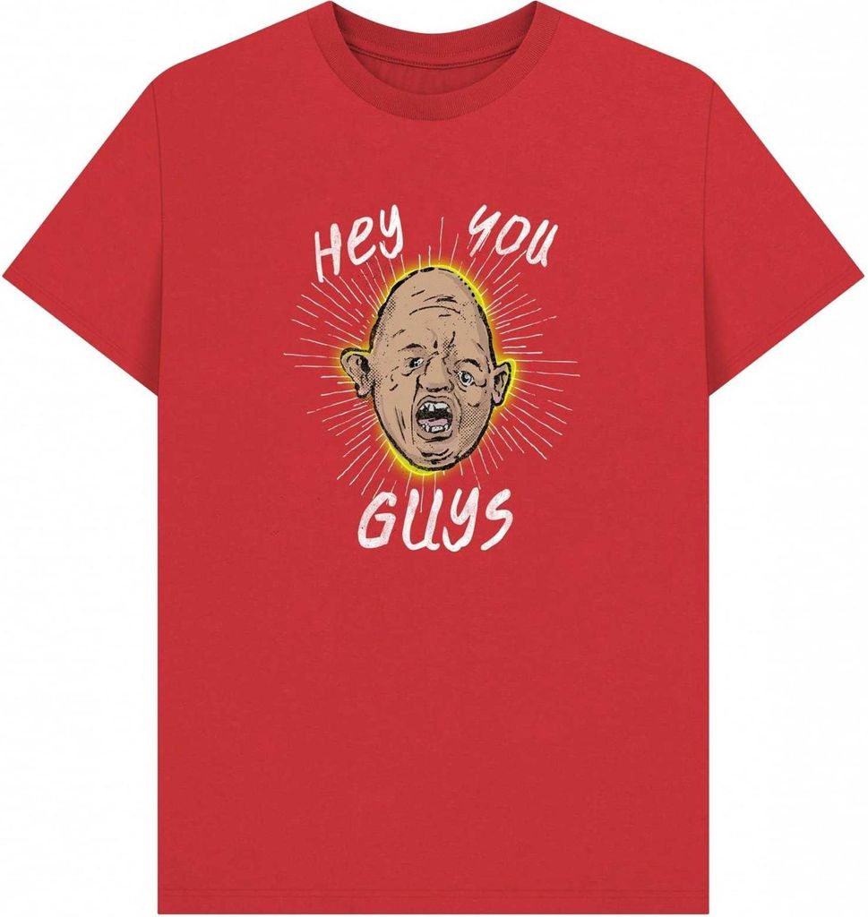 The Goonies - "Hey You Guys" T-Shirt für Herren/Damen Uni PN2081 (L) (Rot)