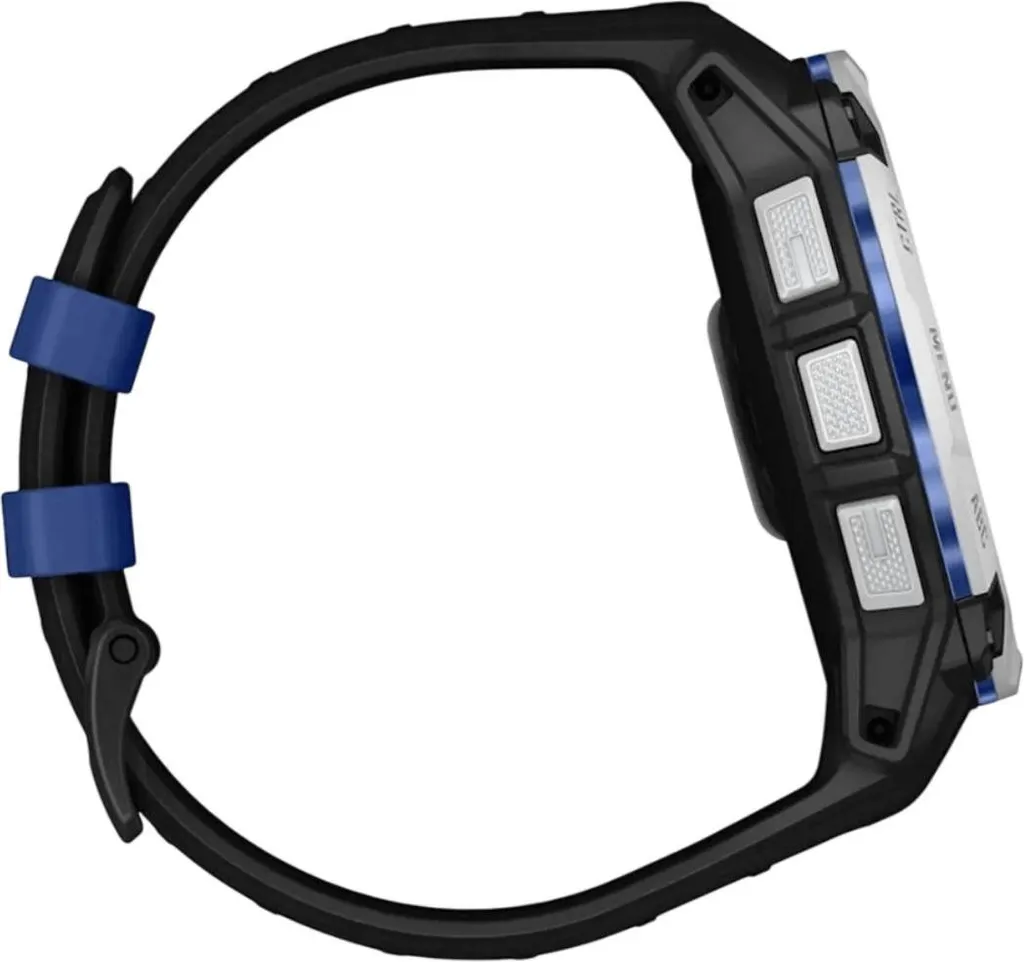 Montre connectée solaire Garmin Instinct 3 GPS antichoc blanche - 6