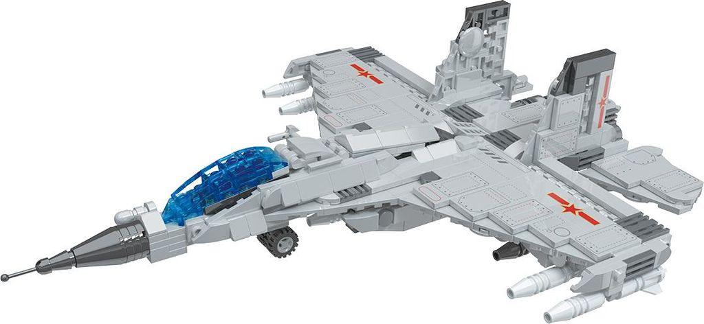 Kampfflugzeug Bauset, Mit Figurinen, Hochsimulation, Lehrspielzeug, Flugzeugmodell, Für Jungen