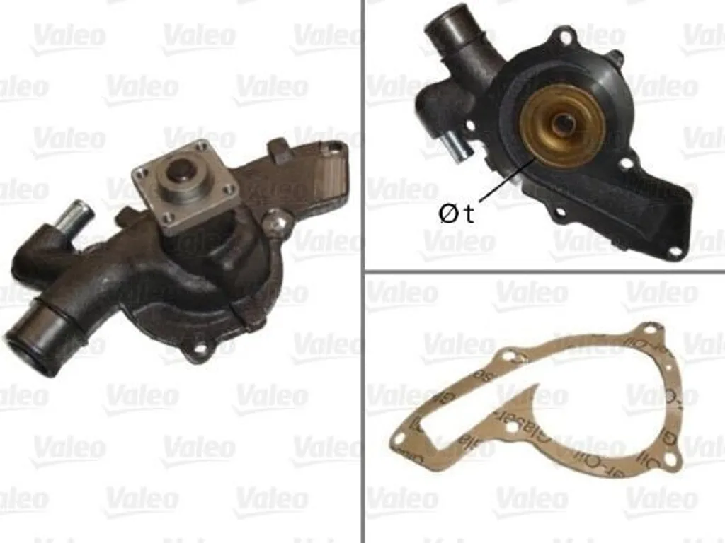 Pompe à eau haute performance VALEO 506642 PA6008 étanchéité totale