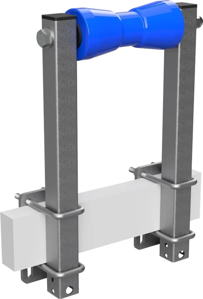 SUPROD Rullo Chiglia Premium Blu 200mm con Supporto Zincato 450mm