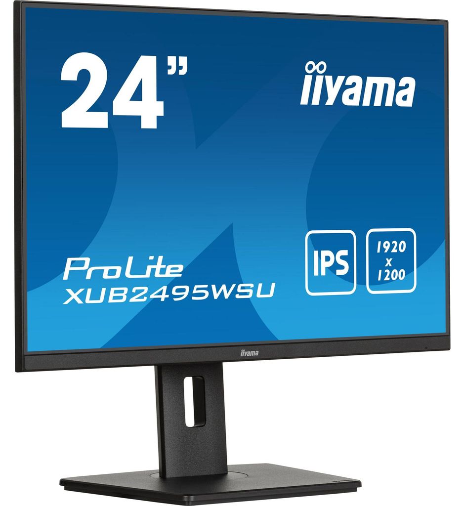 iiyama ProLite XUB2495WSU-B7, 61,2 cm (24.1"), 1920 x 1200 Obrázok produktu 