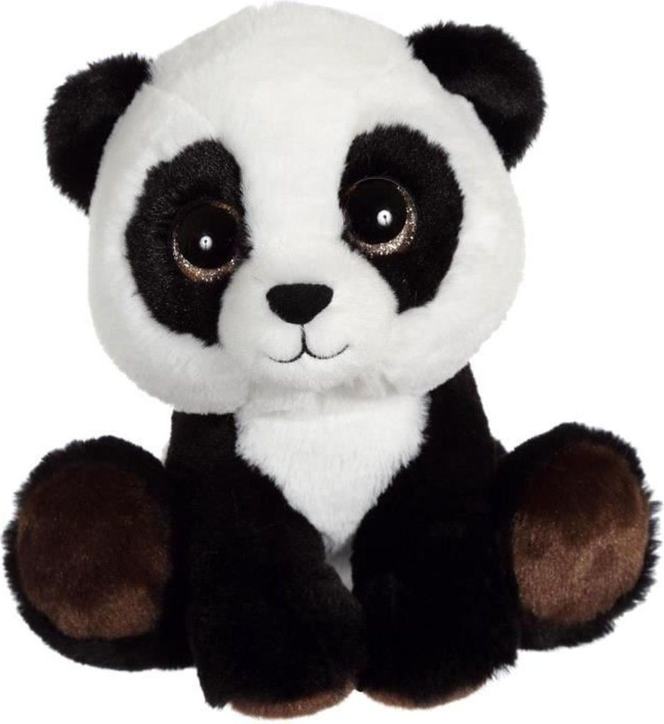 Puppy Eyes Pets Natur-Kuscheltier – Panda, 22 cm