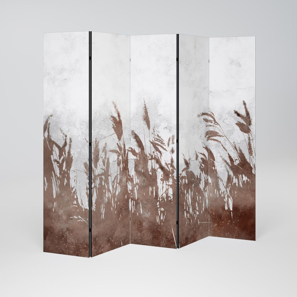 SpaceRebels Paravent Raumteiler - 5-teilig Raumtrenner, Druck 1-Seite - Raumtrenner - Trennwand Wohnung - Room Divider - Spanische Wand Deko Modern...