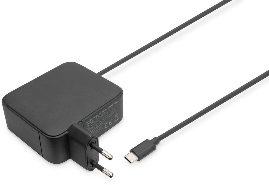 Digitus Notebook Ladegerät USB-C, 100W GaN, Universal, Produktbild 