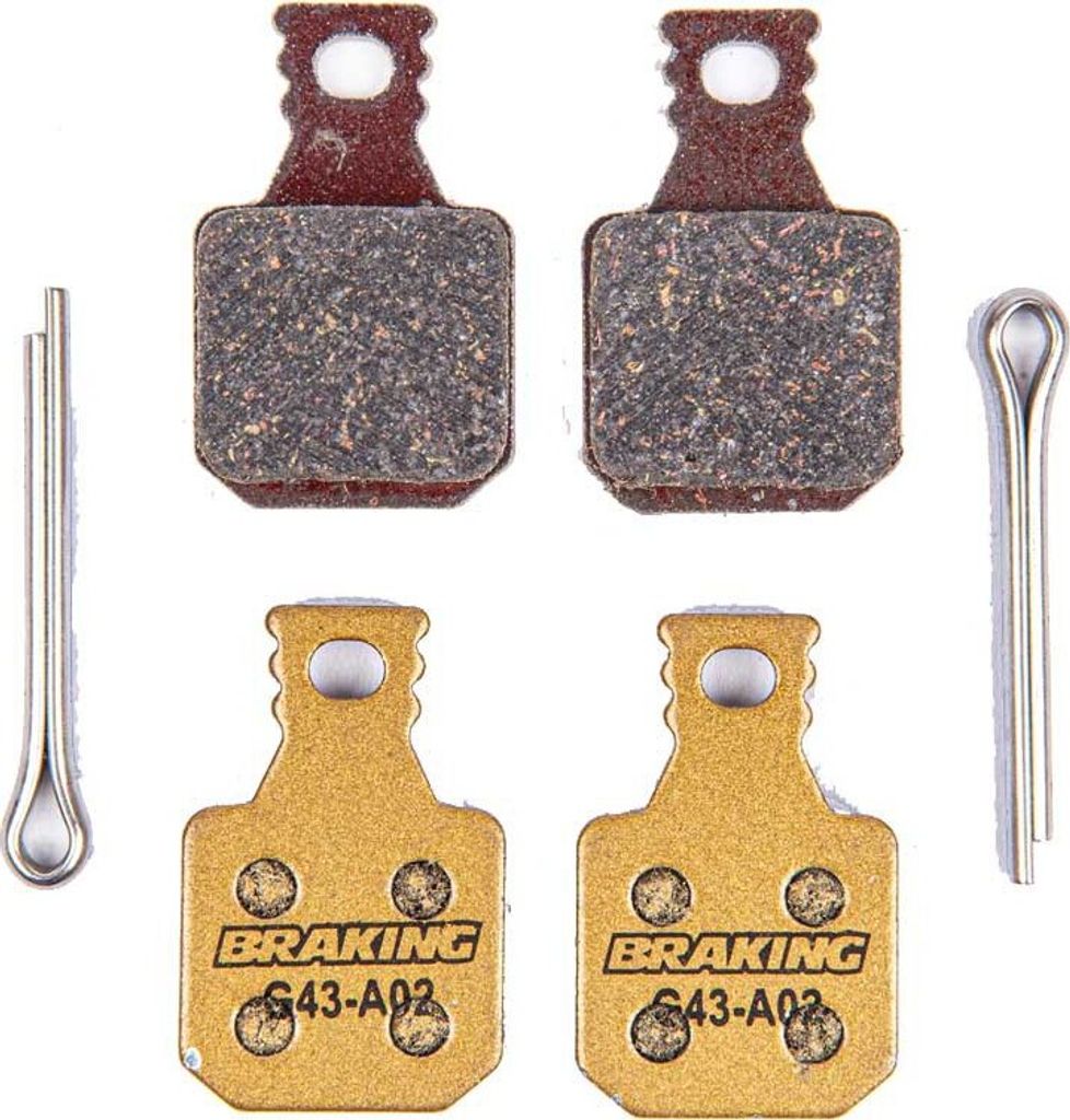 Braking Magura Mt5/mt7 Carbon-metall-scheibenbremsbeläge 2 Pairs Golden Golden One Size