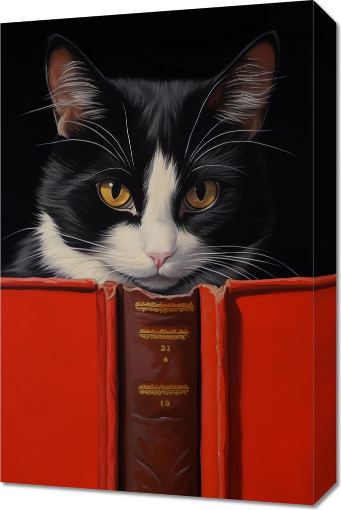 Bild 40x60cm Katzen Schüler