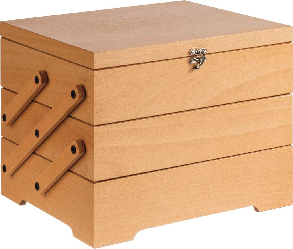 APS Buffetgestelle aus Holz Buffet Box -SEWING BASKET- 11711
