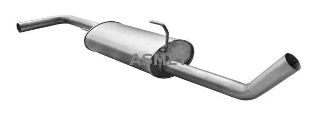 ASMET 14.060 Endschalldämpfer für NISSAN NP300 Navara Pickup (D40) Auspuff