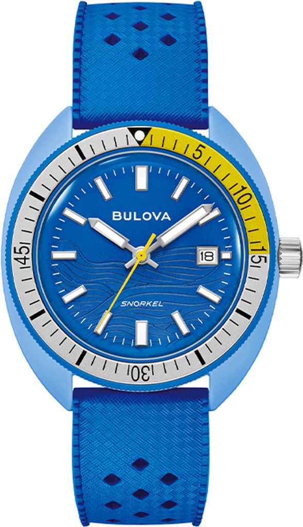 Bulova Snorkel Herrenarmbanduhr, 41 mm Gehäuse, Quarzwerk, Produktbild 