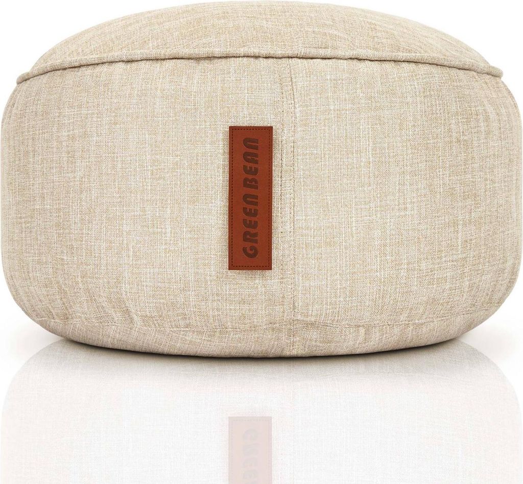 Green Bean® Sitzhocker "Home Linen" 45x25cm mit EPS Perlen Produktbild 