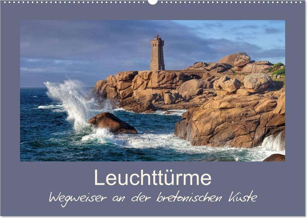 Leuchttürme - Wegweiser an der bretonischen Küste (Wandkalender 2027 DIN A2 quer), CALVENDO Monatskalender