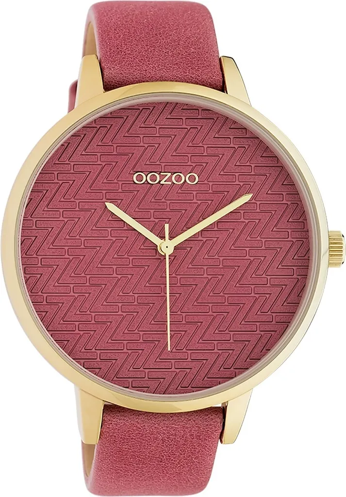 Offerta Oozoo UOC10405 - Orologio Donna Rosso Pelle - Miglior Prezzo