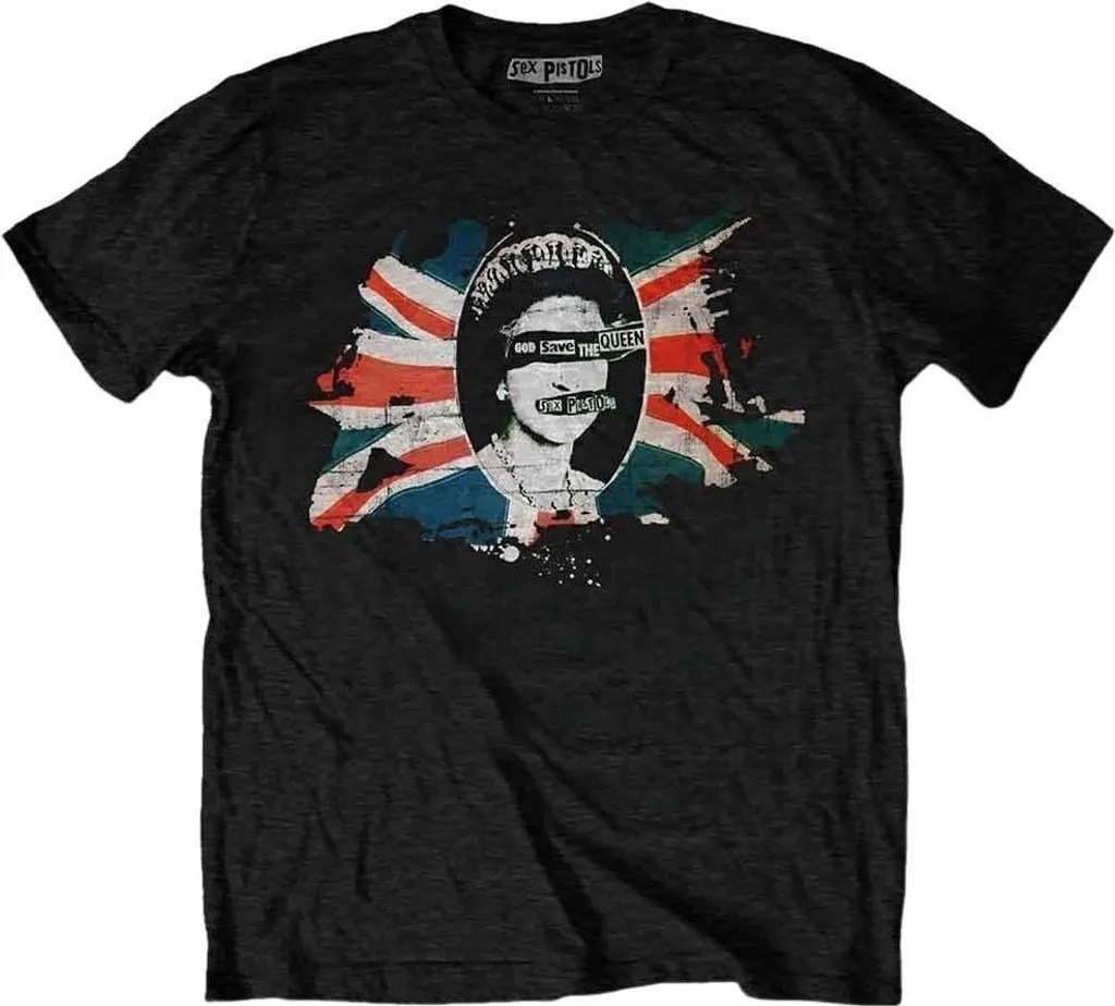 T-shirt Rock Sex Pistols God Save The Queen Idéal pour Concert en XL