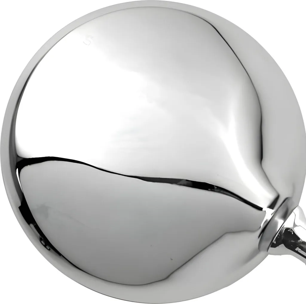 Rétroviseur Argent Droit Ducati en Aluminium - Finition Chrome Premium
