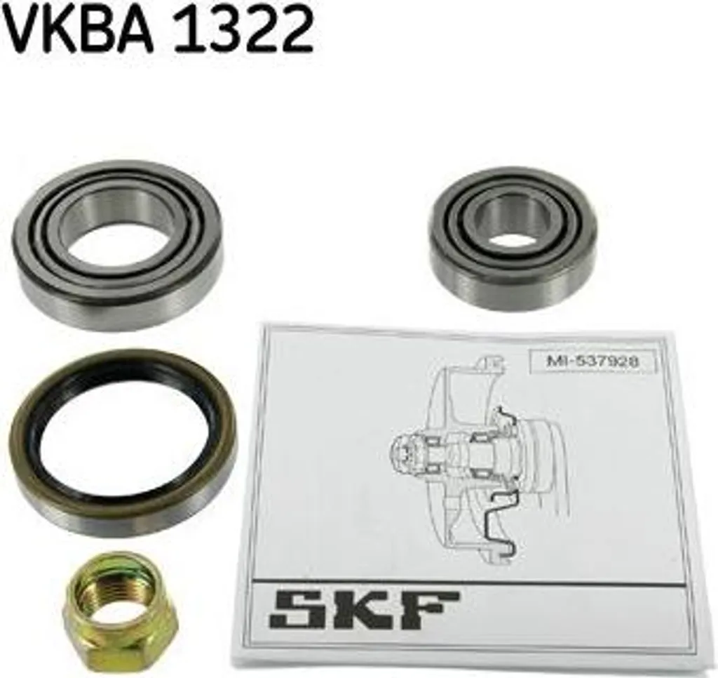 Kit Roulement de Roue pour Réparation Pride SKF VKBA 1322 Original
