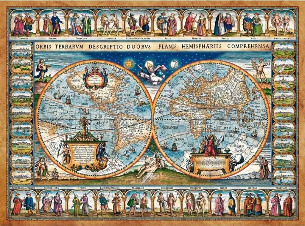 Castorland Map of the world, 1639, 2000 Stück(e), Produktbild 