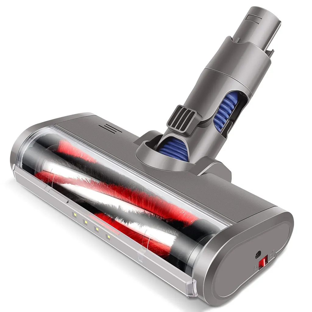 Brosse bicolore à rouleau doux rotatif pour série Dyson V6 à V10 Pro