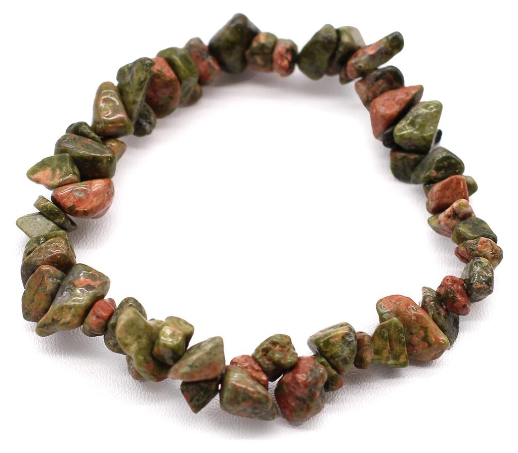 Armband van steen - Groene jaspis Productafbeelding 
