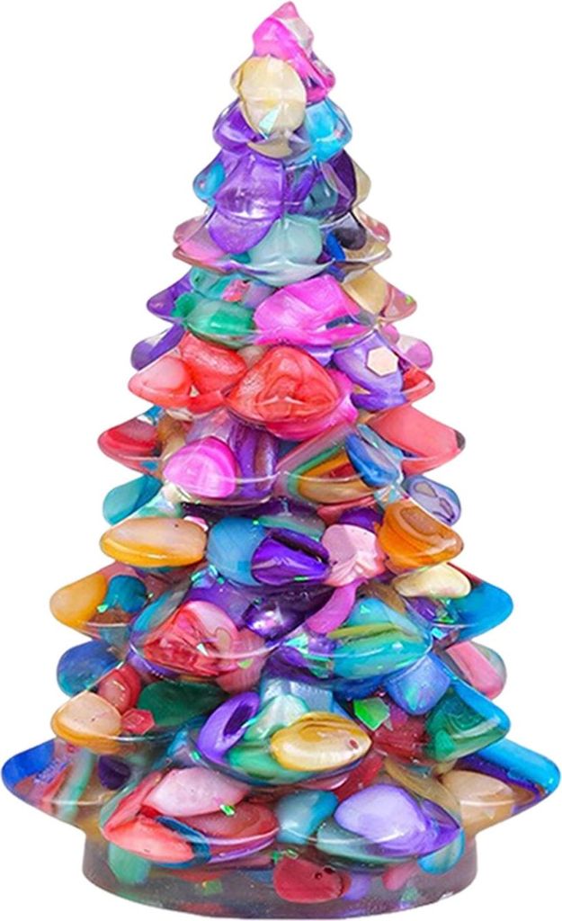 Künstlicher Kristall-Weihnachtsbaum, Mini-Weihnachtsbaum, Tischdekoration für den Winterurlaub, Heimdekoration