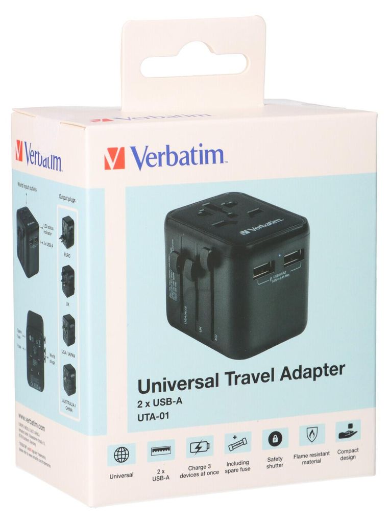 Verbatim, Adapter podrny World-to-World Verbatim UTA-01 Obrázek produktu 