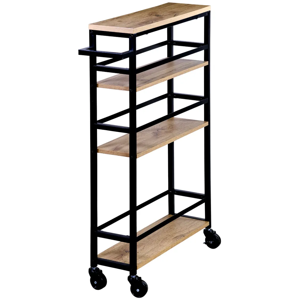Desserte de cuisine gain de place KESPER - Chariot d'angle mobile 3 étages