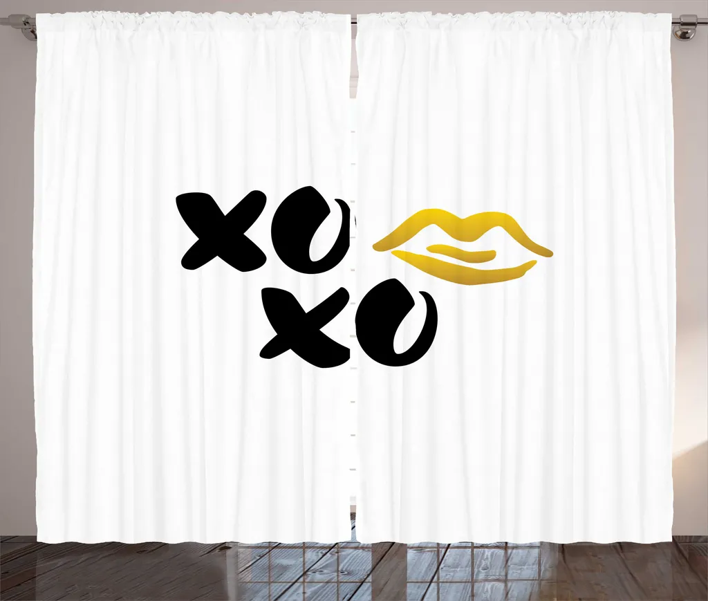 ABAKUHAUS XOXO Rideau Rustique Gris Anthracite à Fronces 280 x 225 cm