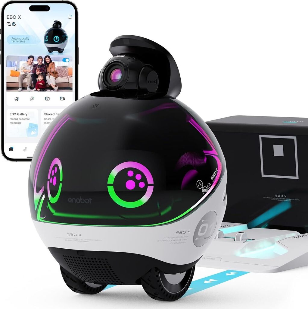 Enabot EBO X Familienroboter mit 4K Überwachungskamera Produktbild 