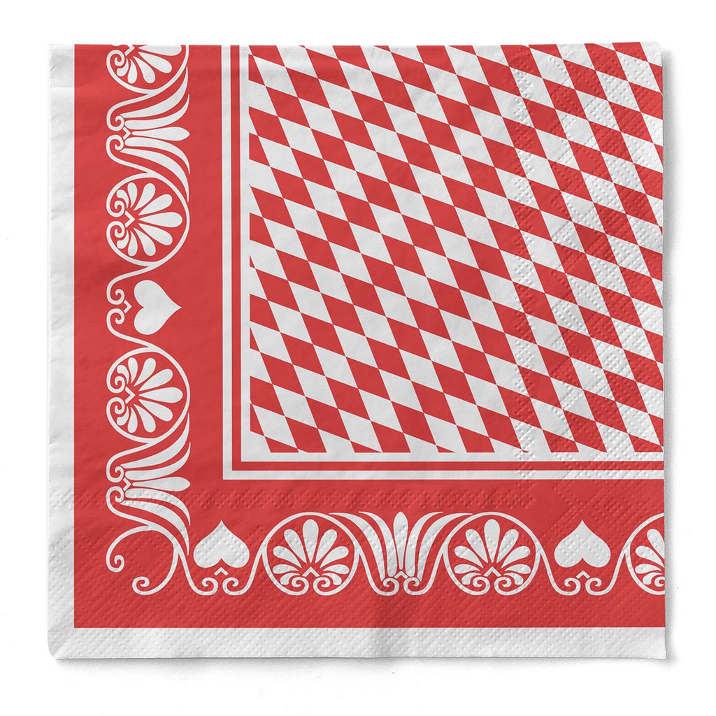 Ambiente Europe Servietten – Lavendel-Glas Design, 33x33 Cm, Creme, 20 Stück
