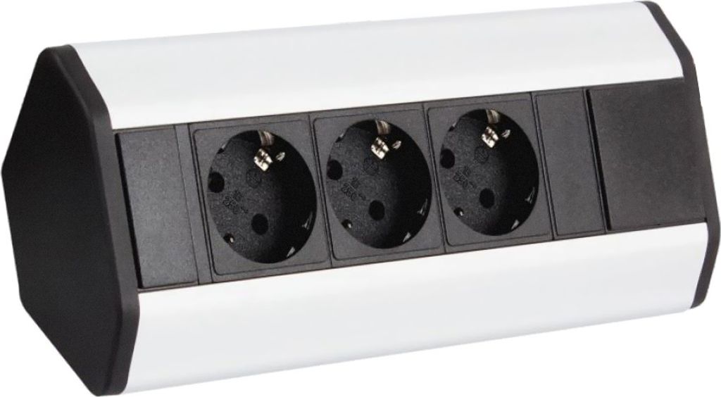 DesignLight CORNERBOX Aluminium SchuKo 3-fach / Produktbild 