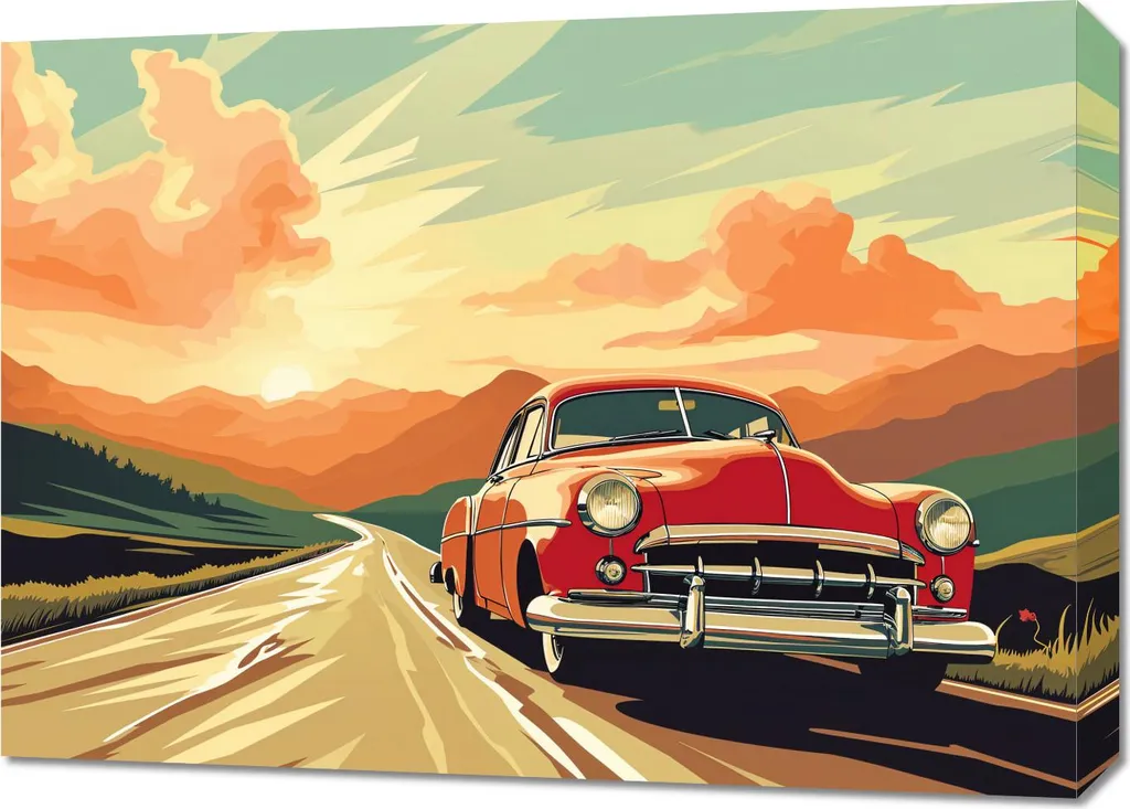Tableau mural 70x50 cm pour habiller un mur vide - Style Aventure chic
