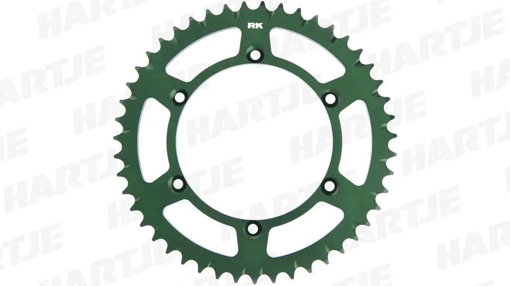 Couronne arrière moto 47 dents RK A4020 alu dur pas 520 haute qualité