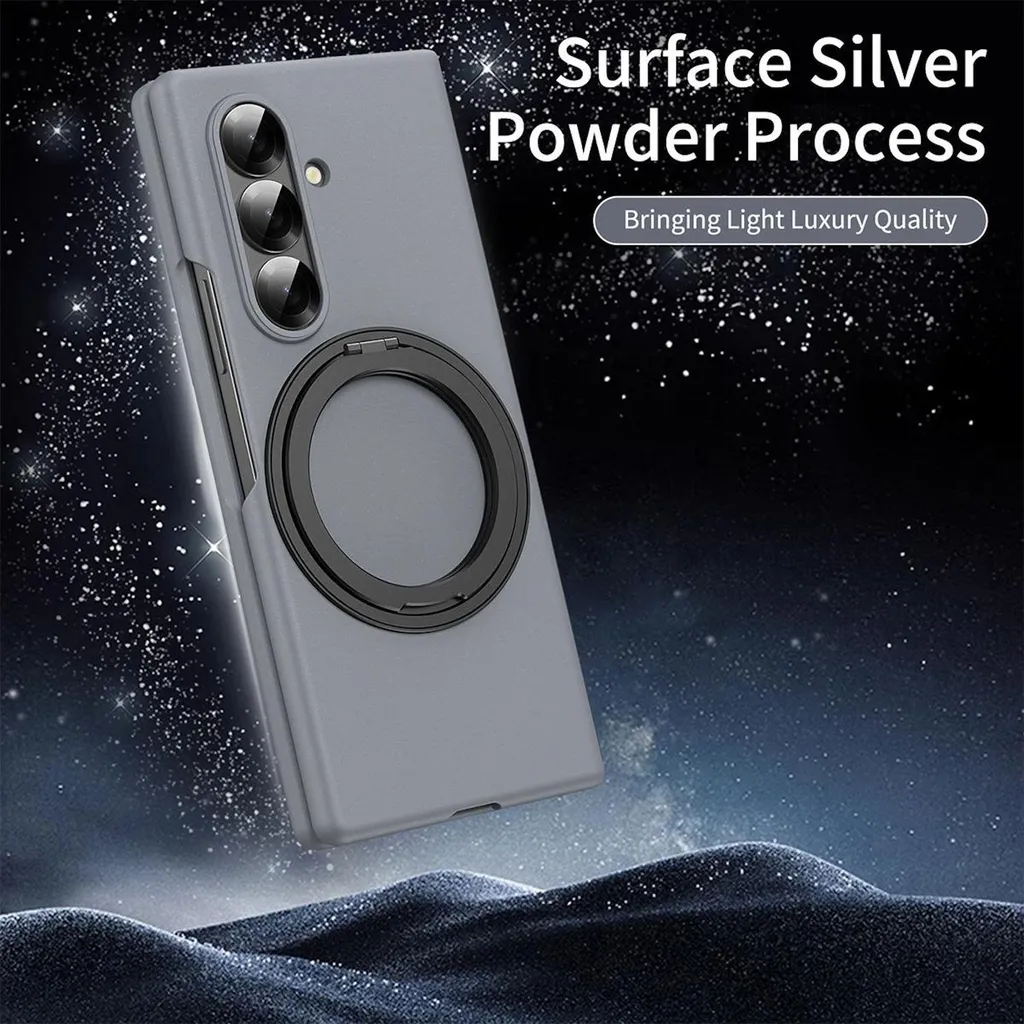 OFFERTA Cover Galaxy Z Fold7 5G Thunderbolt Grigio - Anello 360° - 3