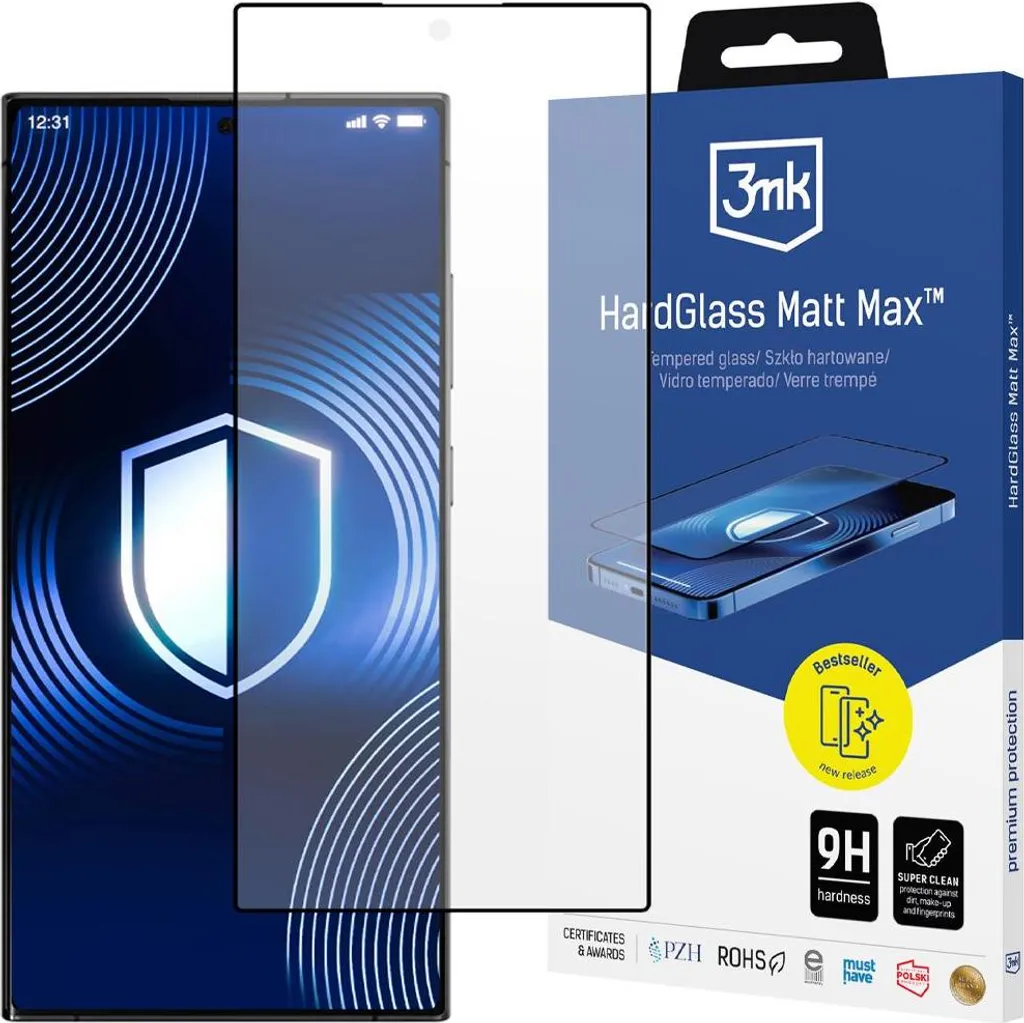 Vetro duro 3Mk Opaco Max per Samsung Galaxy S24 Ultra - Antigraffio