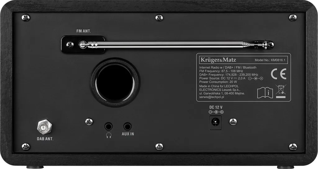 Kruger&Matz KM0816.1 Radio Internet Wi-Fi DAB+ Bluetooth - Offerta - 3