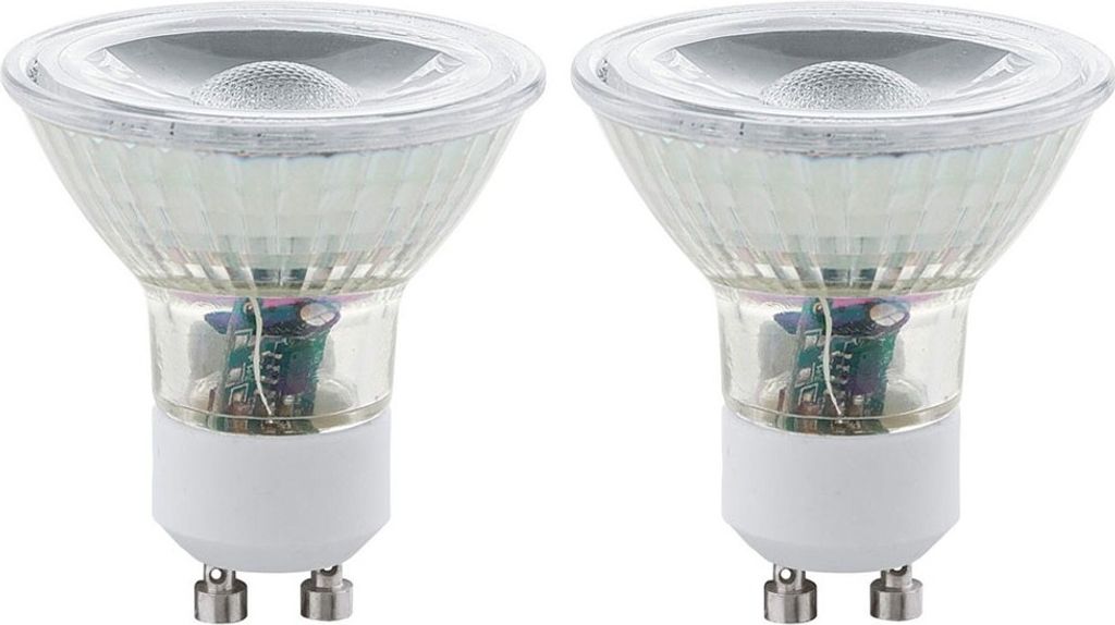 Eglo LED PAR16 Glas Reflektor 3W = 37W GU10 klar 250lm warmweiß 3000K 38°