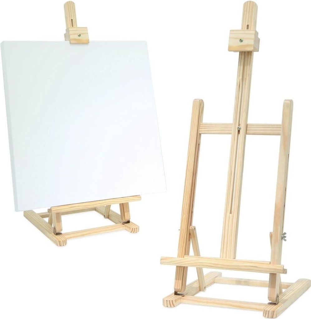 25 Pezzi Di Mini Cavalletto In Legno Da 5 Pollici. Biglietti Da