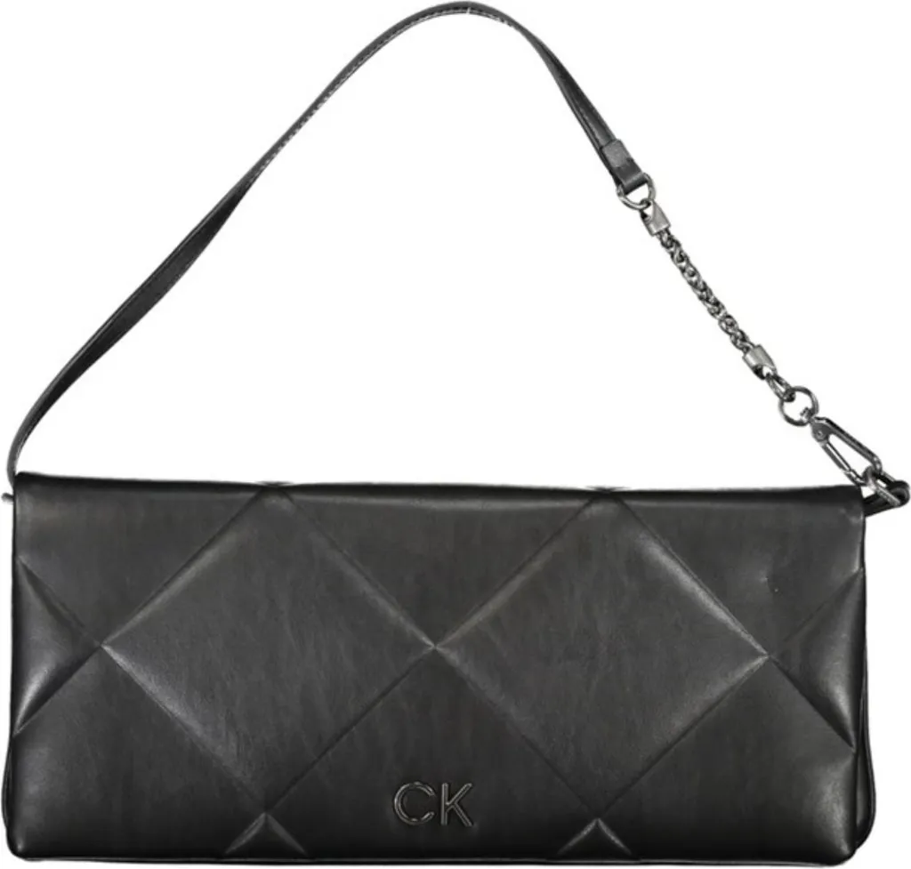 Sac Bandoulière Femme Calvin Klein K60K611333 en Simili Cuir Noir Mat