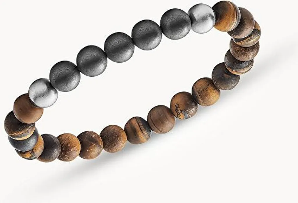 Bracelet de perles minérales JOF00492040 en pierres naturelles élégant